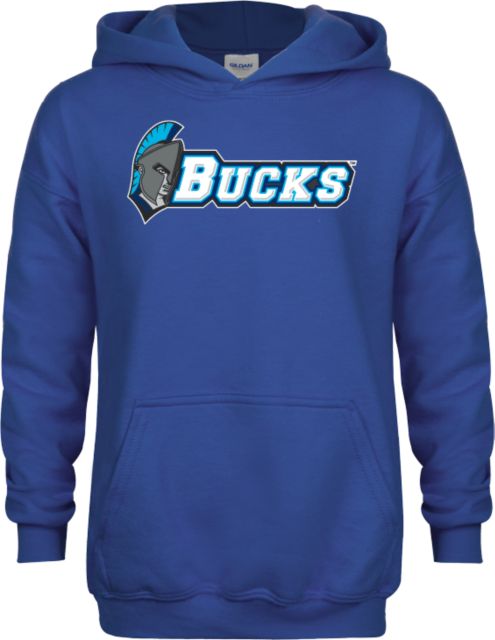 Bucks CCC Youth Fleece Hoodie Bucks Mascot Wordmark - ONLINE ONLY