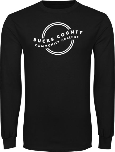 Bucks CCC Long Sleeve T Shirt Bucks County Community College Circle - ONLINE ONLY
