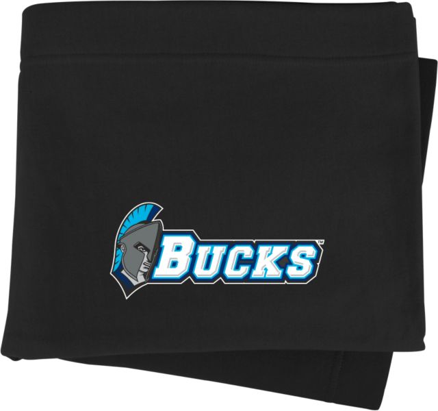Bucks CCC Sweatshirt Blanket Bucks Mascot Wordmark - ONLINE ONLY