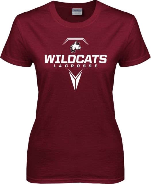 Bay Path Ladies T Shirt Geometric Lacrosse Stick - ONLINE ONLY