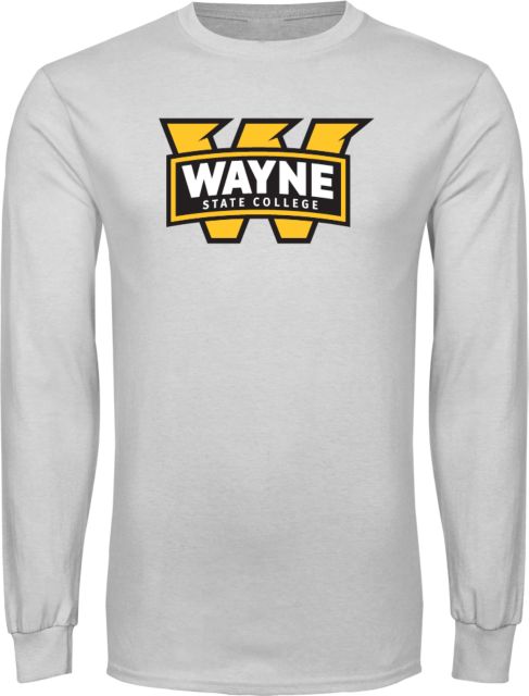 Wayne State Long Sleeve T Shirt Primary Mark - ONLINE ONLY