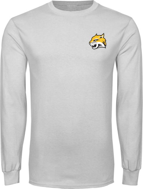 Wayne State Long Sleeve T Shirt Mascot Head - ONLINE ONLY