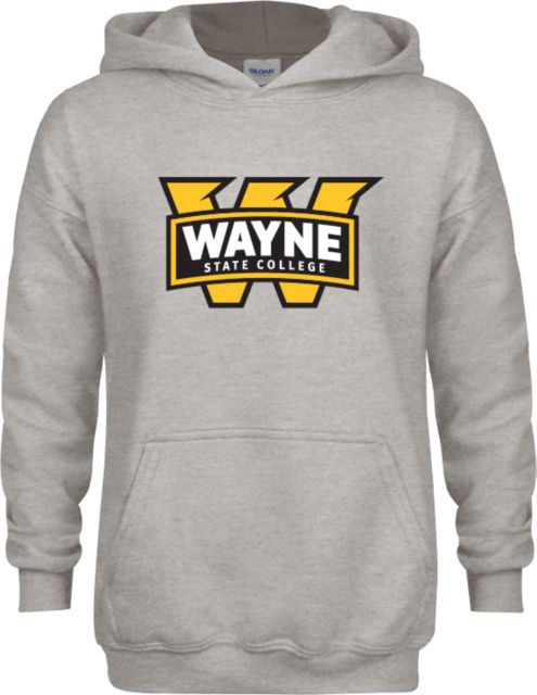 Wayne State Youth Fleece Hood Primary Mark - ONLINE ONLY