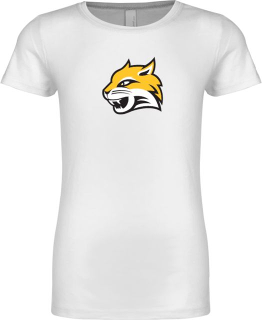 Wayne State Next Level Girls Fashion Fit T Shirt Mascot Head - ONLINE ONLY