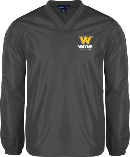 Wayne State V Neck Raglan Windshirt W State C - ONLINE ONLY
