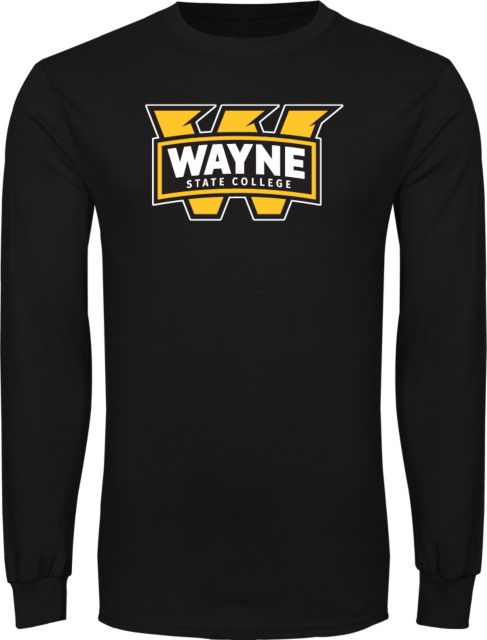 Wayne State Long Sleeve T Shirt Primary Mark - ONLINE ONLY