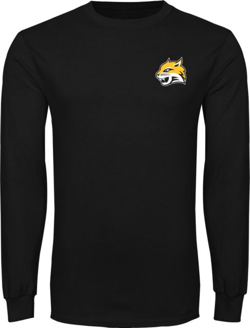Wayne State Long Sleeve T Shirt Mascot Head - ONLINE ONLY