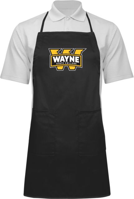Wayne State Full Length Apron Primary Mark - ONLINE ONLY