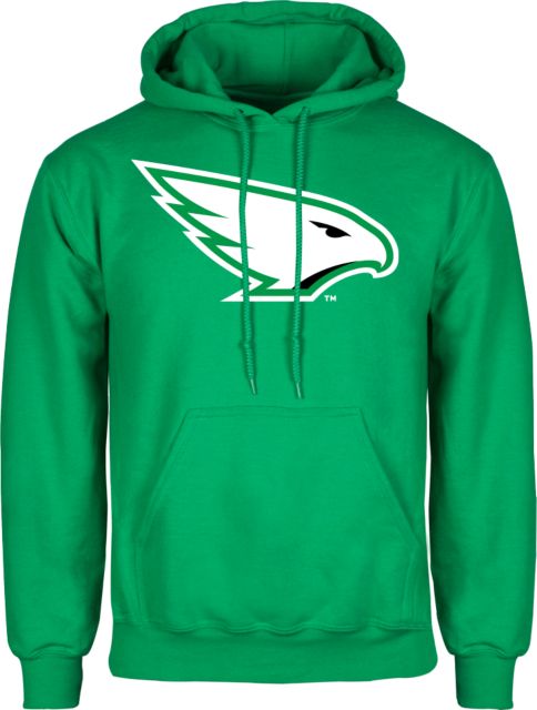 University of North Dakota Fleece Hoodie UND Hawk Head