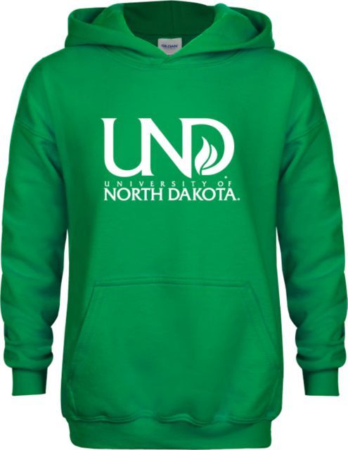 University of North Dakota Youth Fleece Hoodie Institutional Mark - ONLINE ONLY