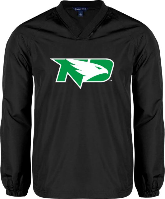 University of North Dakota V Neck Raglan Windshirt Primary Athletic Mark - ONLINE ONLY