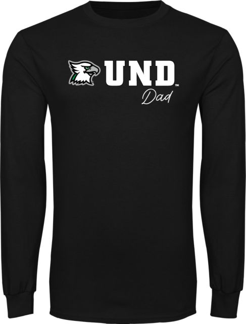 University of North Dakota Long Sleeve T Shirt UND Dad - ONLINE ONLY