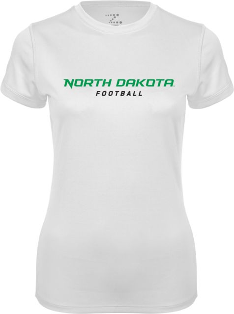 University of North Dakota Ladies Syntrel Performance Tee North Dakota Football - ONLINE ONLY