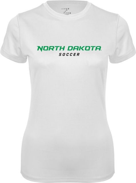 University of North Dakota Ladies Syntrel Performance Tee North Dakota Soccer - ONLINE ONLY