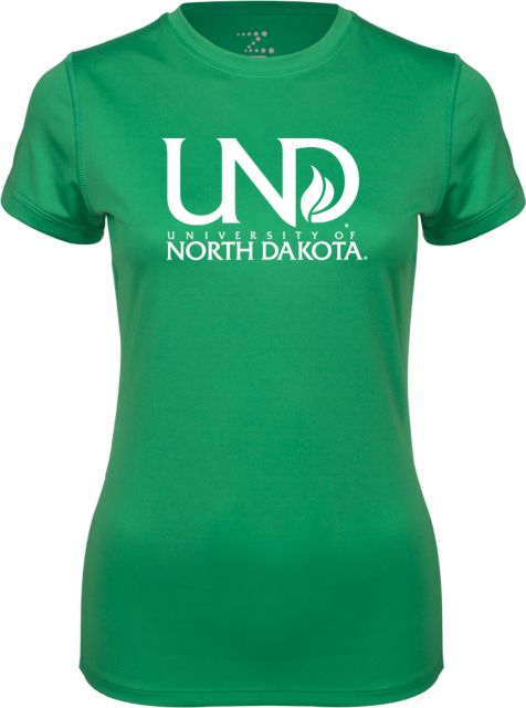 University of North Dakota Ladies Syntrel Performance Tee Institutional Mark - ONLINE ONLY