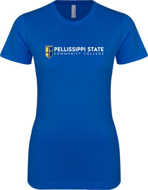 Pellissippi Next Level Womens Boyfriend Tee Pellissippi State Community College Logo - ONLINE ONLY