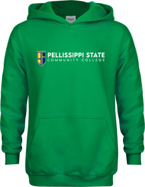 Pellissippi Youth Fleece Hoodie Pellissippi State Community College Logo - ONLINE ONLY