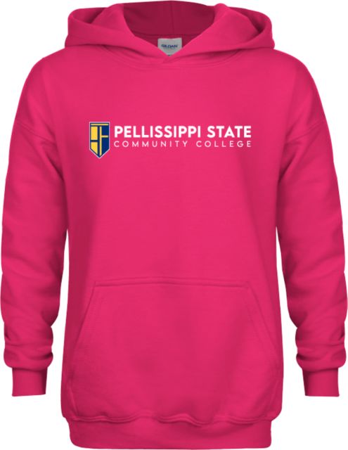Pellissippi Youth Fleece Hoodie Pellissippi State Community College Logo - ONLINE ONLY