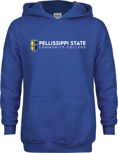 Pellissippi Youth Fleece Hoodie Pellissippi State Community College Logo - ONLINE ONLY