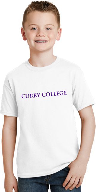 Curry College Youth T Shirt Curry College Wordmark Flat - ONLINE ONLY
