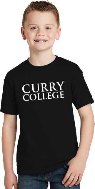 Curry College Youth T Shirt Curry College Wordmark Stacked - ONLINE ONLY