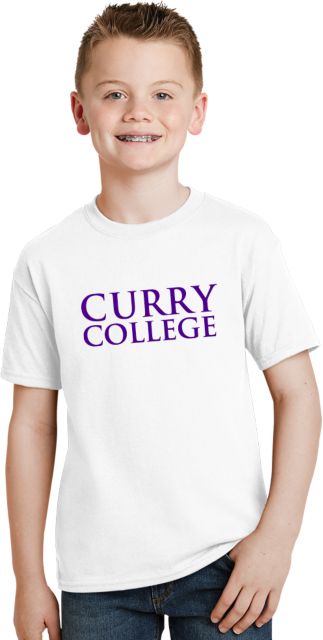 Curry College Youth T Shirt Curry College Wordmark Stacked - ONLINE ONLY