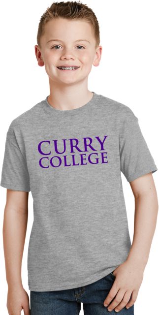 Curry College Youth T Shirt Curry College Wordmark Stacked - ONLINE ONLY
