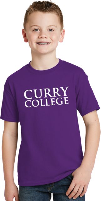 Curry College Youth T Shirt Curry College Wordmark Stacked - ONLINE ONLY
