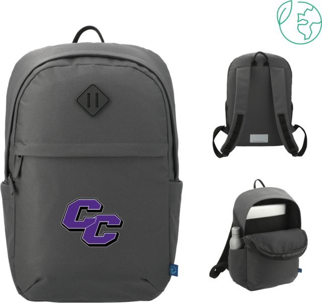 Curry College Repreve Ocean Commuter Computer Backpack Curry College Primary Athletic Mark - ONLINE ONLY