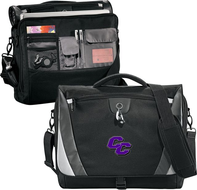 Curry College Slope Computer Messenger Bag Curry College Primary Athletic Mark - ONLINE ONLY
