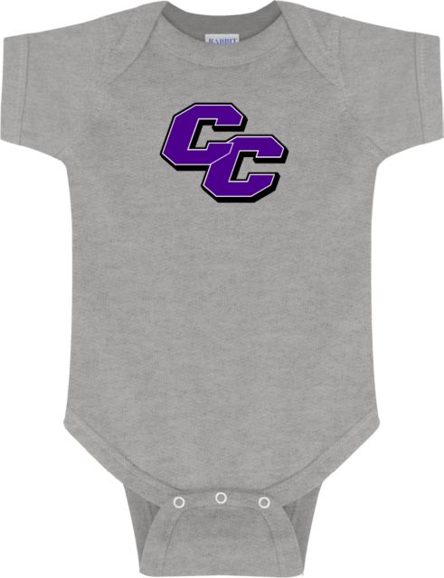 Curry College Infant Bodysuit Curry College Primary Athletic Mark - ONLINE ONLY