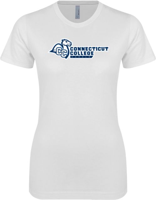 Connecticut College Next Level Womens Boyfriend Tee Primary Mark Flat - ONLINE ONLY