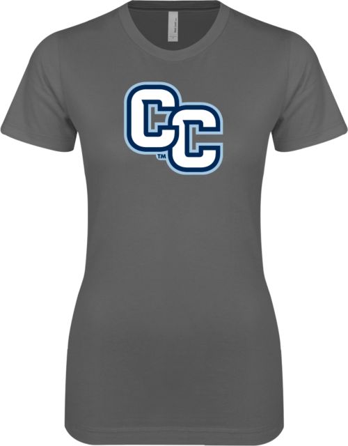 Connecticut College Next Level Womens Boyfriend Tee Interlocking CC - ONLINE ONLY