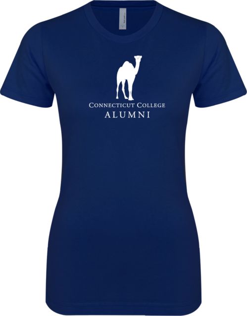 Connecticut College Next Level Ladies SoftStyle Junior Fitted Tee Vintage Camel Alumni - ONLINE ONLY