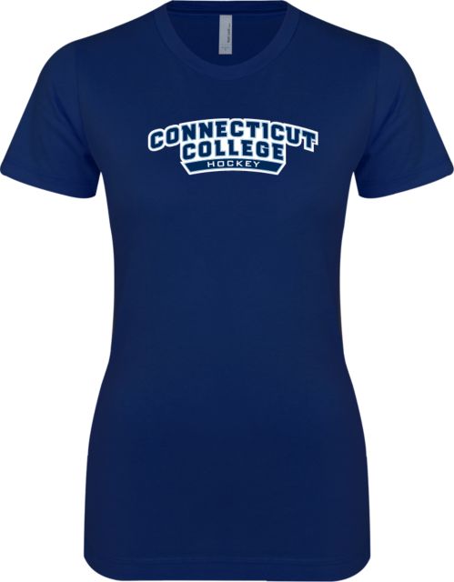 Connecticut College Next Level Ladies SoftStyle Junior Fitted Tee Hockey - ONLINE ONLY
