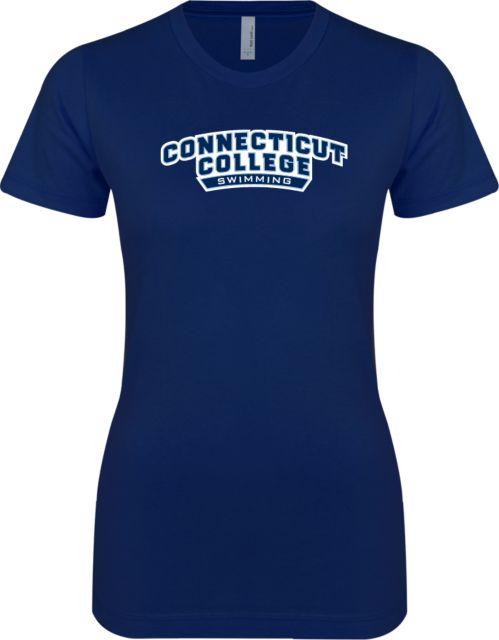 Connecticut College Next Level Ladies SoftStyle Junior Fitted Tee Swimming - ONLINE ONLY