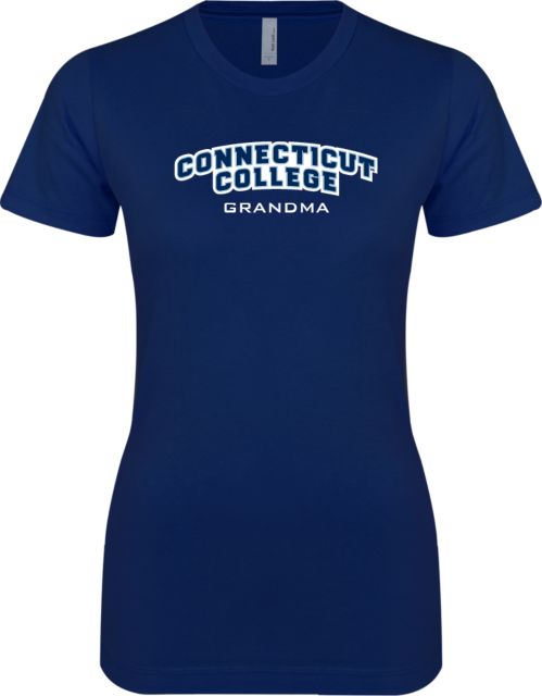Connecticut College Next Level Ladies SoftStyle Junior Fitted Tee Grandma - ONLINE ONLY