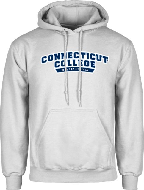 Connecticut College Fleece Hoodie Swimming - ONLINE ONLY