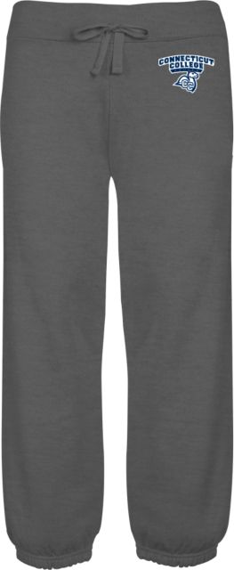 Connecticut College ENZA Womens Banded Fleece Capri Primary Mark - ONLINE ONLY