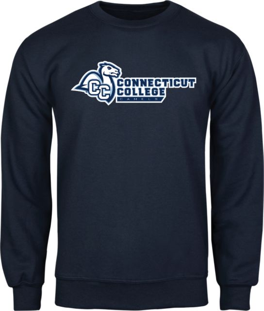 Connecticut College Fleece Crew Primary Mark Flat - ONLINE ONLY