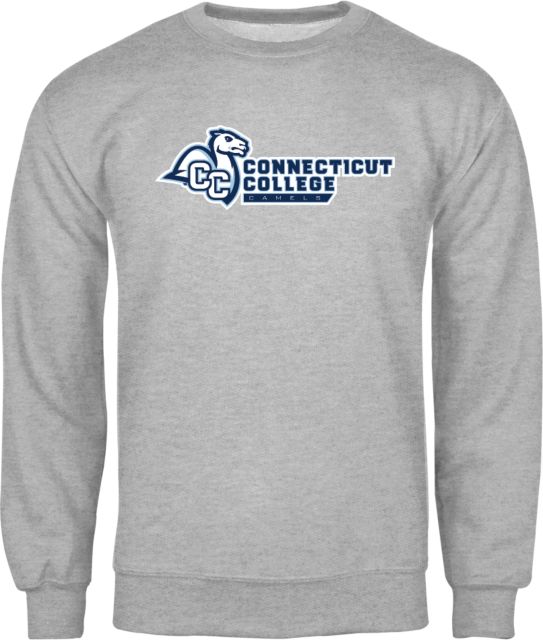 Connecticut College Fleece Crew Primary Mark Flat - ONLINE ONLY