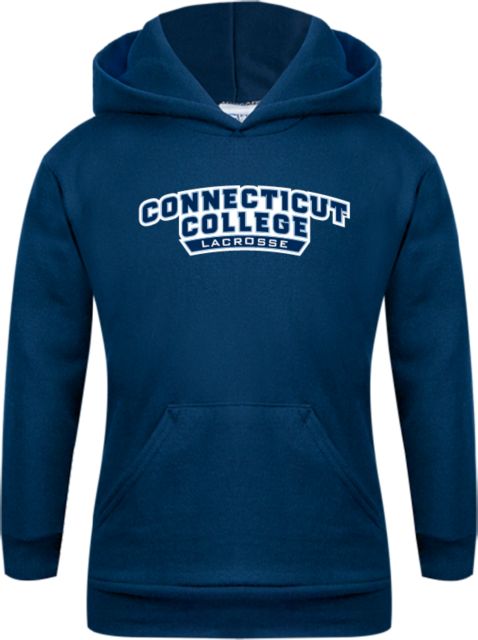 Connecticut College Youth Fleece Hoodie Lacrosse - ONLINE ONLY