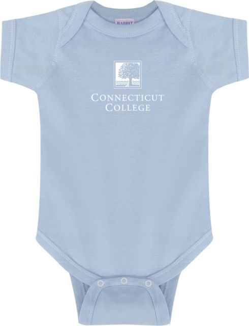 Connecticut College Light Infant Bodysuit Institutional Mark - ONLINE ONLY