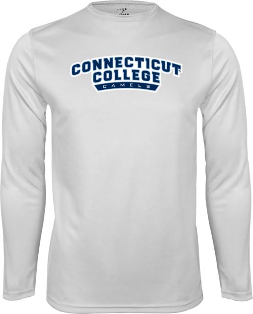 Connecticut College Performance Long Sleeve Shirt Arched Connecticut College Camels - ONLINE ONLY