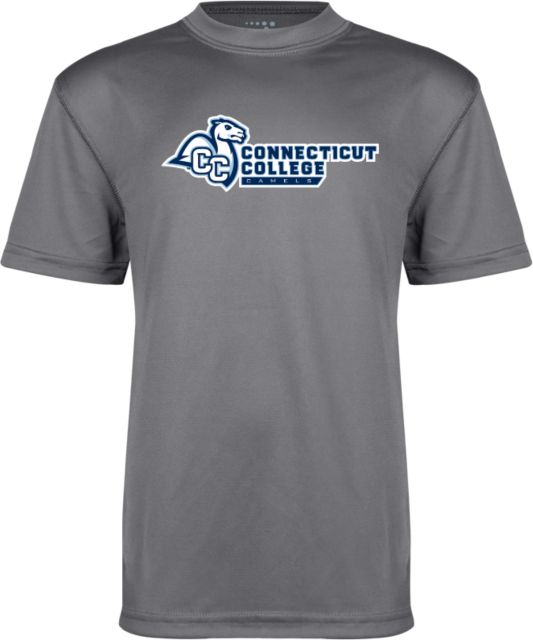 Connecticut College Youth Performance Tee Primary Mark Flat - ONLINE ONLY