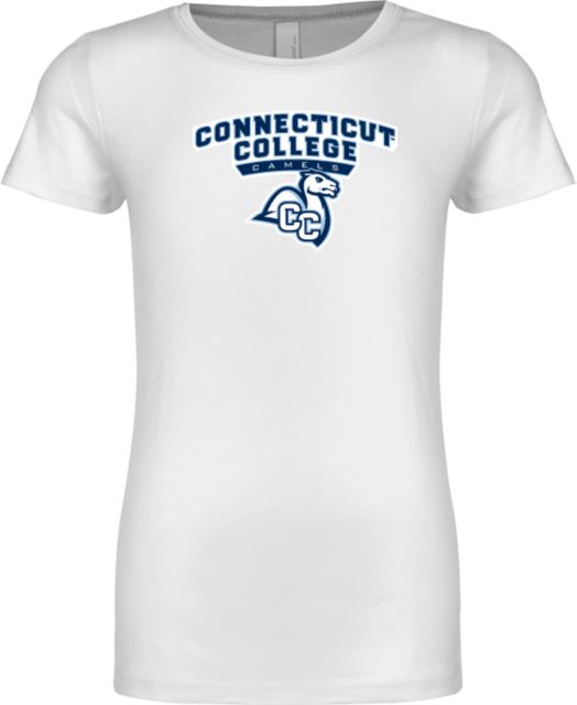 Connecticut College Next Level Girls Fashion Fit T Shirt Primary Mark - ONLINE ONLY