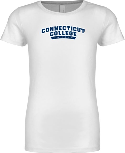 Connecticut College Next Level Girls Fashion Fit T Shirt Arched Connecticut College Camels - ONLINE ONLY