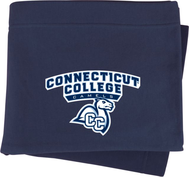 Connecticut College Sweatshirt Blanket Primary Mark - ONLINE ONLY