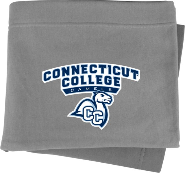 Connecticut College Sweatshirt Blanket Primary Mark - ONLINE ONLY