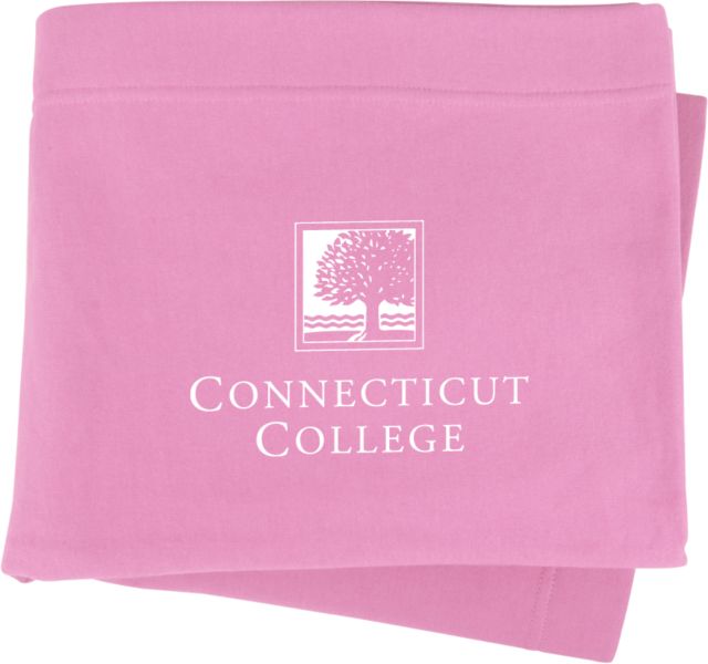 Connecticut College Sweatshirt Blanket Institutional Mark - ONLINE ONLY